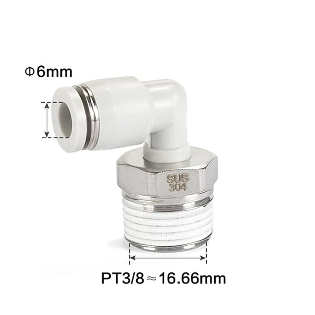 Airtac PL: Accessories--One-touch fittings(stainless steel) - PL603-S