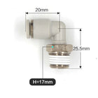 Airtac PL: Push Lock Fitting. Male Elbow - PL603