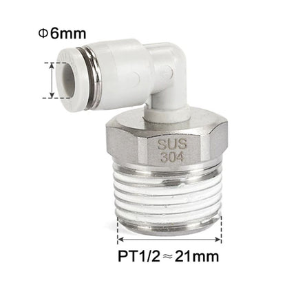 Airtac PL: Accessories--One-touch fittings(stainless steel) - PL604-S