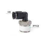 Airtac PL: Push Lock Fitting. Male Elbow - PL604D