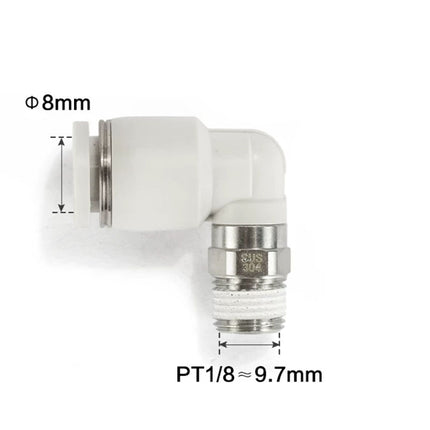 Airtac PL: Accessories--One-touch fittings(stainless steel) - PL801-S