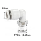 Airtac PL: Accessories--One-touch fittings(stainless steel) - PL802D-S