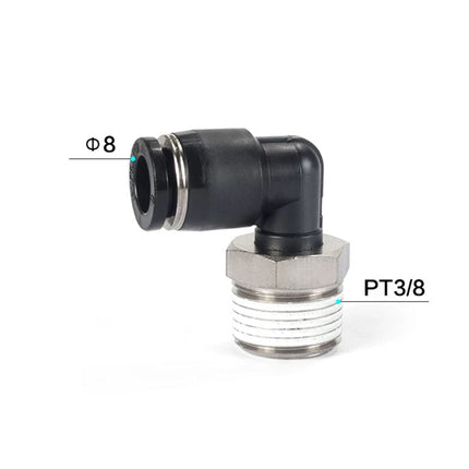 Airtac PL: Push Lock Fitting. Male Elbow - PL803D