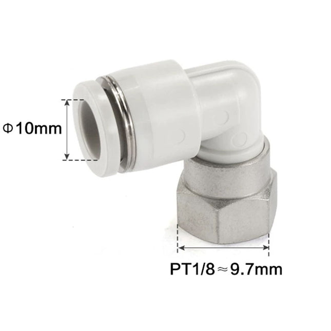 Airtac PLF: Push Lock Fitting. Female Elbow - PLF1001D