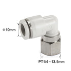 Airtac PLF: Push Lock Fitting. Female Elbow - PLF1002D