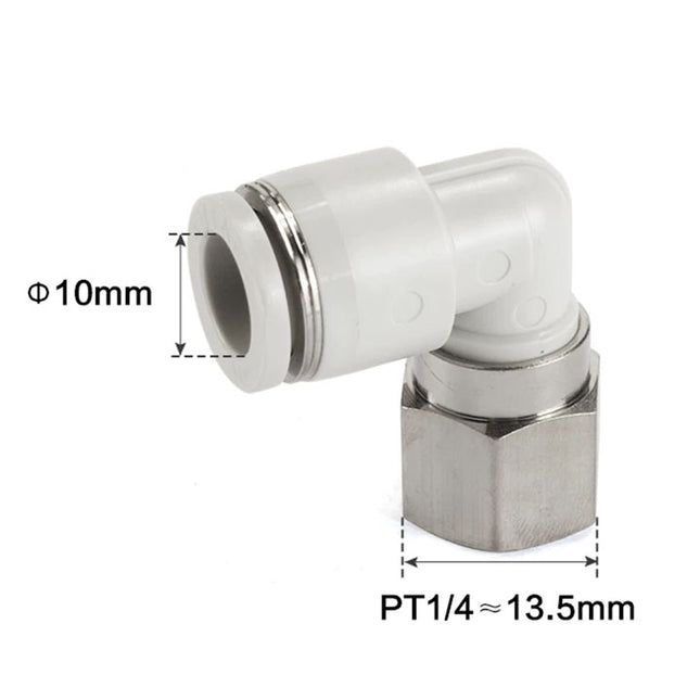 Airtac PLF: Push Lock Fitting. Female Elbow - PLF1002D