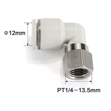 Airtac PLF: Push Lock Fitting. Female Elbow - PLF1202D