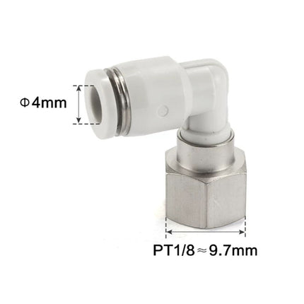 Airtac PLF: Push Lock Fitting. Female Elbow - PLF401D