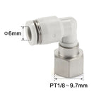 Airtac PLF: Push Lock Fitting. Female Elbow - PLF601