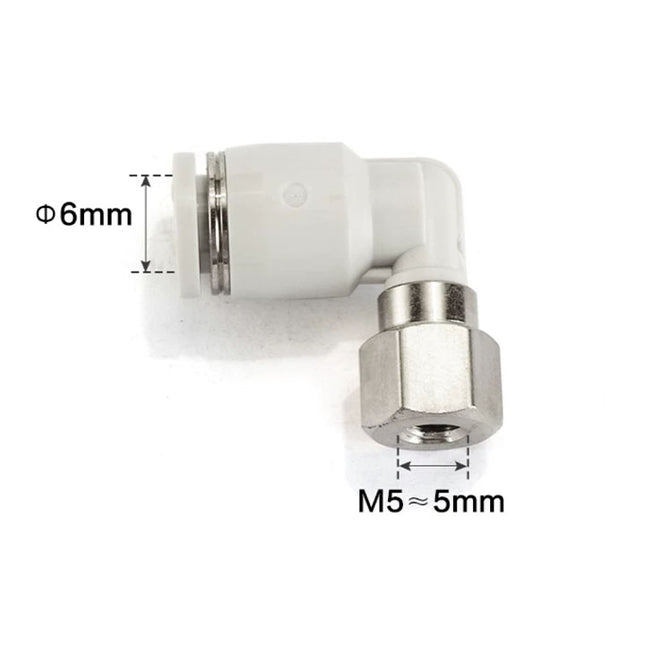 Airtac PLF: Push Lock Fitting. Female Elbow - PLF6M5