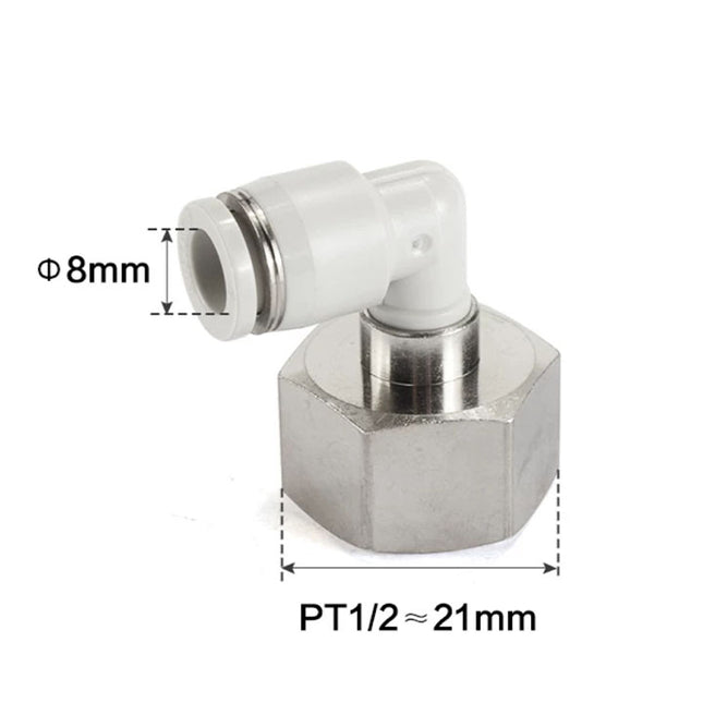 Airtac PLF: Push Lock Fitting. Female Elbow - PLF804