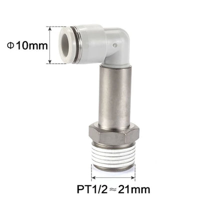 Airtac PLL: Push Lock Fitting. Extended Male Elbow - PLL1004