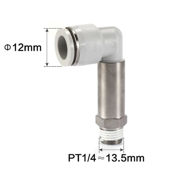 Airtac PLL: Accessories--One-touch fittings(stainless steel) - PLL1202D-S