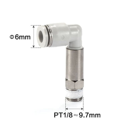 Airtac PLL: Accessories--One-touch fittings(stainless steel) - PLL601D-S