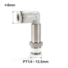 Airtac PLL: Push Lock Fitting. Extended Male Elbow - PLL802D