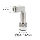Airtac PLL: Accessories--One-touch fittings(stainless steel) - PLL803-S