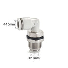 Airtac PLM: Push Lock Fitting. Bulkhead Male Elbow - PLM10D