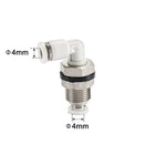 Airtac PLM: Push Lock Fitting. Bulkhead Male Elbow - PLM4D