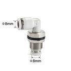Airtac PLM: Push Lock Fitting. Bulkhead Male Elbow - PLM8