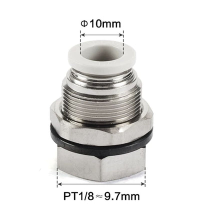 Airtac PMF: Push Lock Fitting. Bulkhead Connector - PMF1001D
