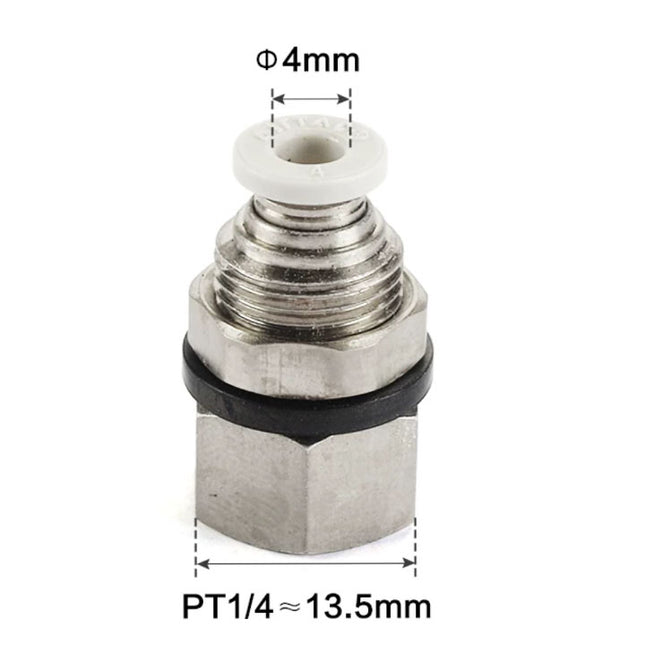 Airtac PMF: Push Lock Fitting. Bulkhead Connector - PMF402D
