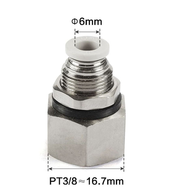 Airtac PMF: Push Lock Fitting. Bulkhead Connector - PMF603D