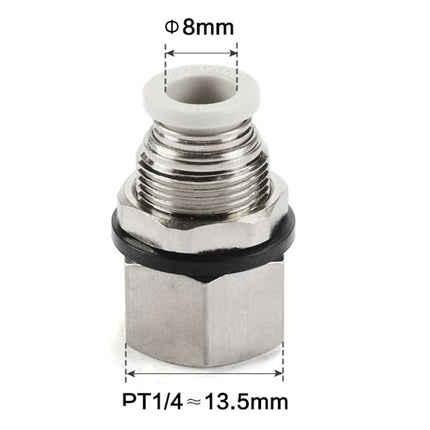 Airtac PMF: Push Lock Fitting. Bulkhead Connector - PMF802D