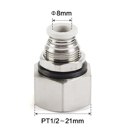Airtac PMF: Push Lock Fitting. Bulkhead Connector - PMF804D