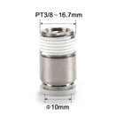 Airtac POC: Push Lock Fitting. Male Connector Rounded - POC1003D