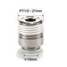 Airtac POC: Male connector--One-touch fittings(stainless steel) - POC1004D-S