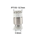 Airtac POC: Push Lock Fitting. Male Connector Rounded - POC401