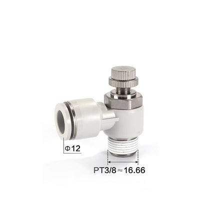 Airtac PSL: Accessories-speed controllers(stainless steel)  - PSL1203BD-S