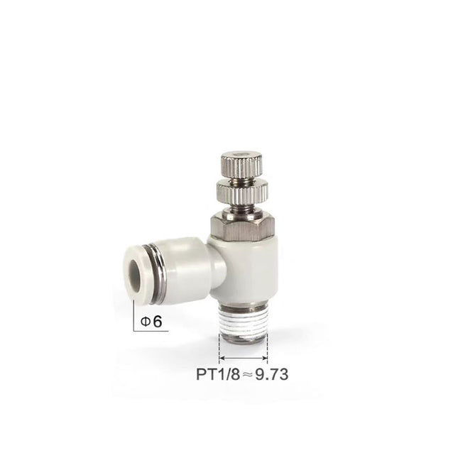 Airtac PSL: Accessories-speed controllers(stainless steel)  - PSL601BD-S