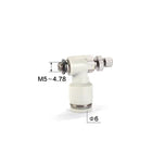 Airtac PSL: Accessories-speed controllers(stainless steel)  - PSL6M5B-S