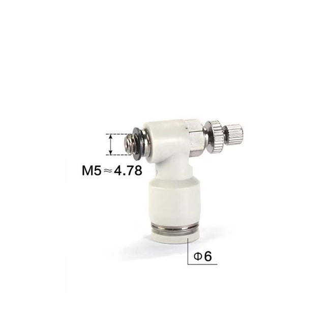Airtac PSL: Accessories-speed controllers(stainless steel)  - PSL6M5BD-S