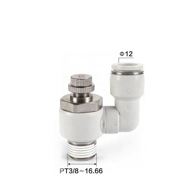 Airtac PSS: Accessories-speed controllers(stainless steel)  - PSS1203BD-S