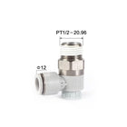 Airtac: Stainless Steel Push-Lock Type Flow Control Valve - PTL1204B-S