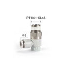 Airtac: Stainless Steel Push-Lock Type Flow Control Valve - PTL802BD-S