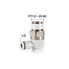 Airtac: Stainless Steel Push-Lock Type Flow Control Valve - PTL804B-S