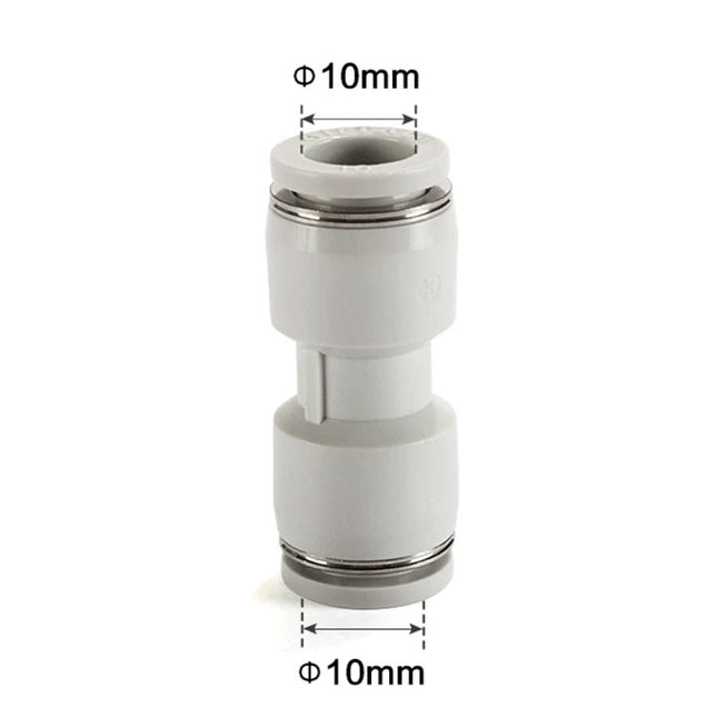 Airtac PU: Push Lock Fitting. Straight Union - PU10D