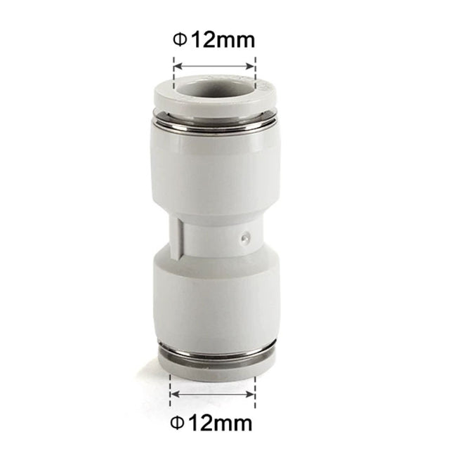 Airtac PU: Push Lock Fitting. Straight Union - PU12D