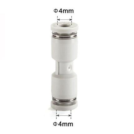 Airtac PU: Push Lock Fitting. Straight Union - PU4