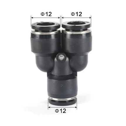 Airtac PY: Push Lock Fitting. Union Y - PY12D