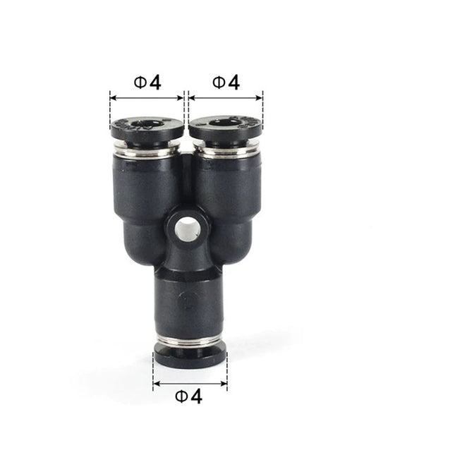 Airtac PY: Push Lock Fitting. Union Y - PY4D