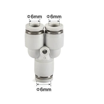 Airtac PY: Push-Lock Fitting-Y Fitting - PY6