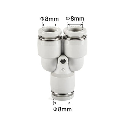 Airtac PY: Push Lock Fitting. Union Y - PY8