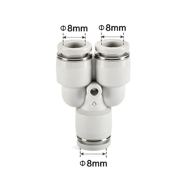 Airtac PY: Push Lock Fitting. Union Y - PY8