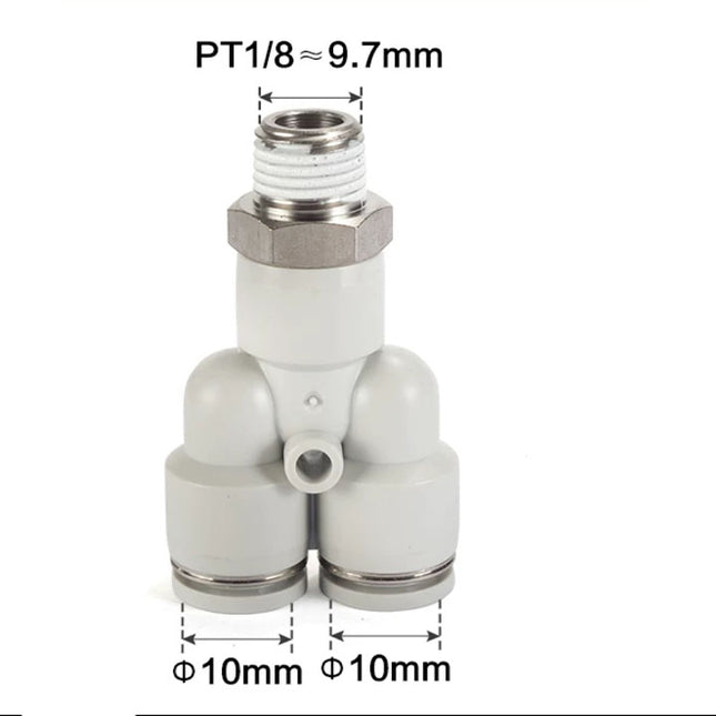 Airtac PYB: Push Lock Fitting. Branch Y - PYB1001