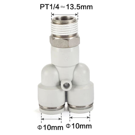 Airtac PYB: Push Lock Fitting. Branch Y - PYB1002