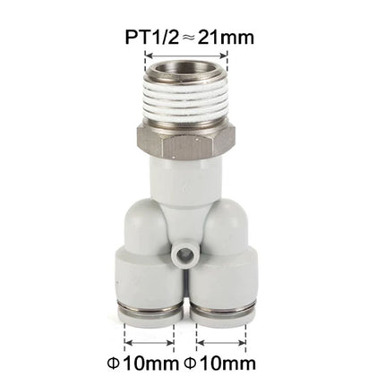Airtac PYB: Push Lock Fitting. Branch Y - PYB1004